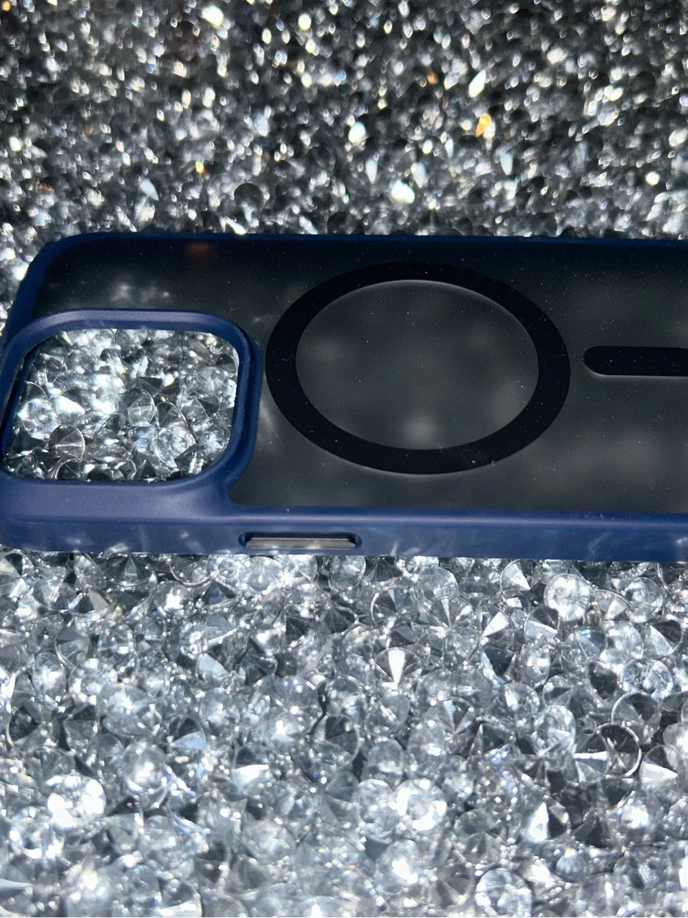 iPhone 15 Slim Navy MagSafe Compatible iPhone Case